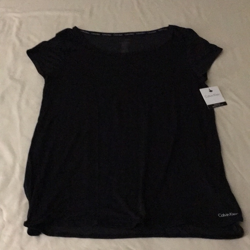 Black Calvin Klein sleepwear top size M. NWT